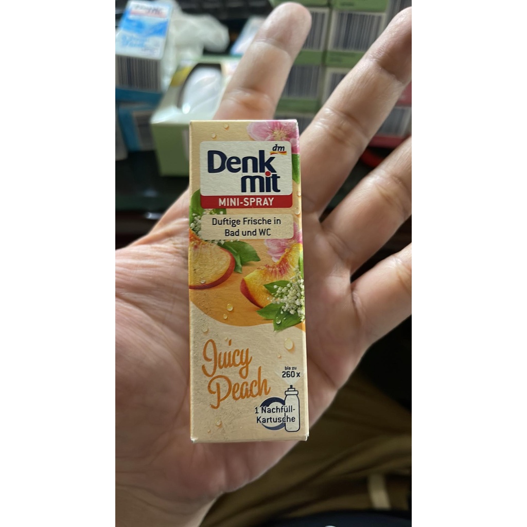 Bộ xịt thơm phòng Denkmit Mini-Spray hương chanh - Hàng đức