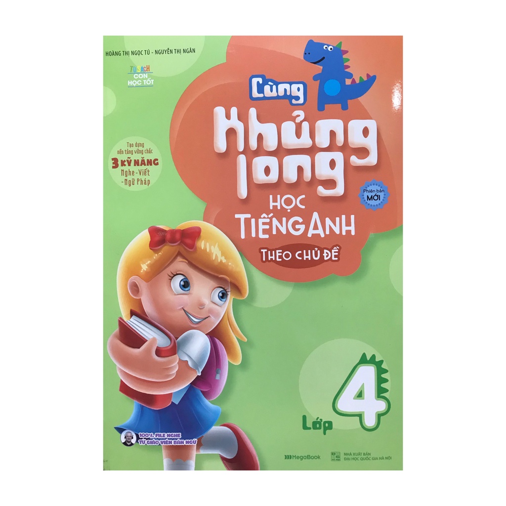 Sách - Cùng Khủng Long học tiếng Anh theo chủ đề lớp 4