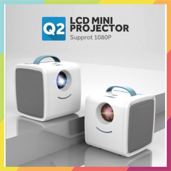 Máy chiếu mini Q2 LCD PROJECTOR 1080P - eurooutlet