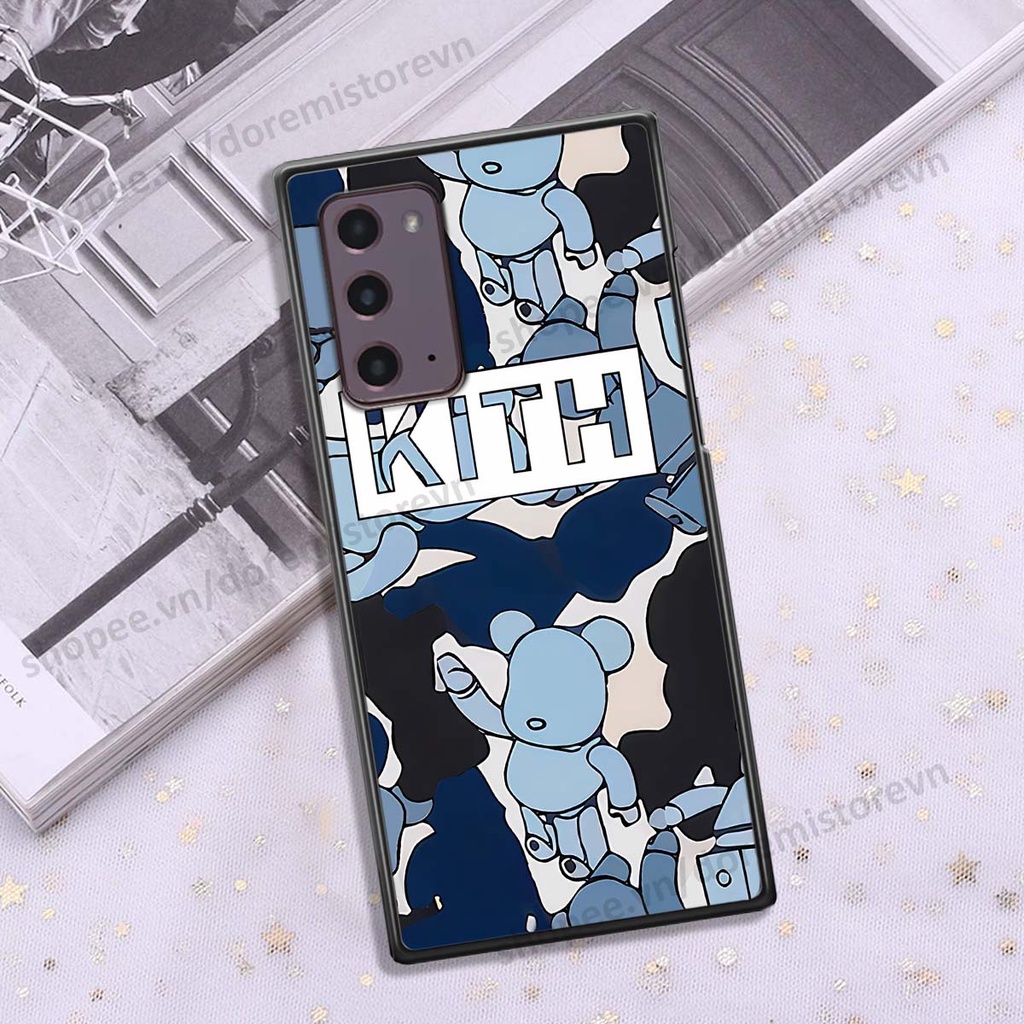 Ốp lưng Samsung Note 20 hình kaws, kith, bear brick nổi 3D phong cách độc đáo
