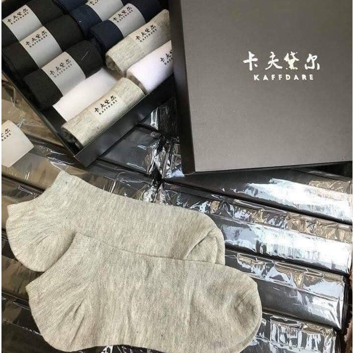 Hộp 10 đôi tất chống thối chân cổ cao, ngắn cho nam-giadungsieure