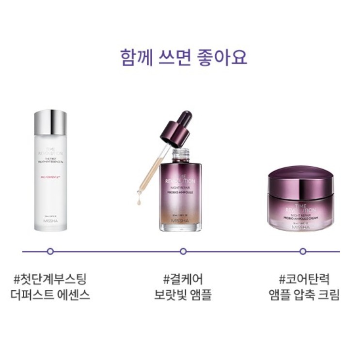 Tinh Chất Missha Time Revolution Night Repair Probio Ampoule 50ml [sunflower1968]