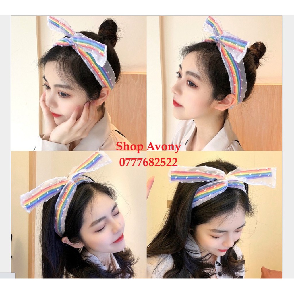 Đa năng cầu vòng tuyết - bờm thắt tóc