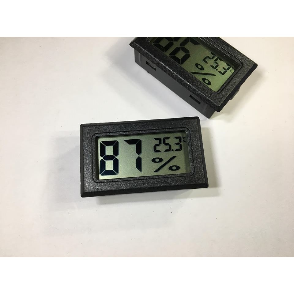 Đồng hồ đo nhiệt độ - độ ẩm mini - kèm Pin