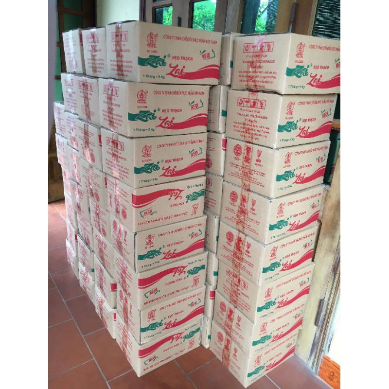 (HCM)1 thùng thạch zai zai Đức Hạnh 5 kí loại ngắn