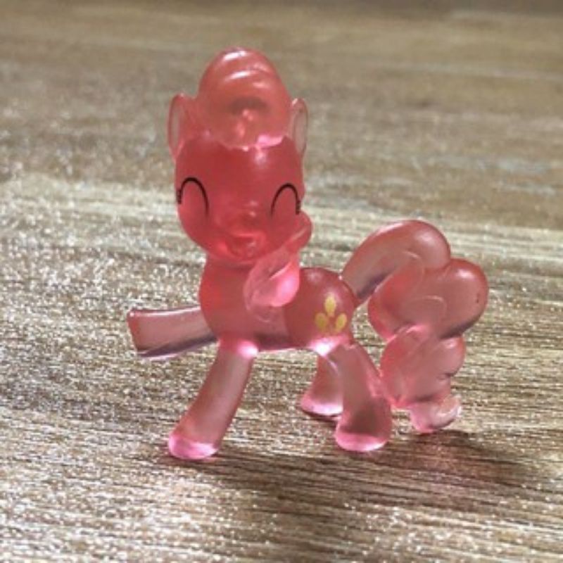 Mô hình Ngựa Pony nhựa trong phát sáng đèn led chính hãng