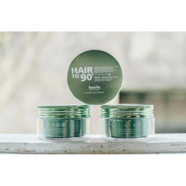 Sáp Vuốt Tóc Hair To 90 Kanfa (xanh lá)