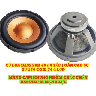 LOA BASS SUB 40 MARTIN CÔN 76MM MÀNG CAM CAO CẤP - GIÁ 1 CHIẾC - LOA SUB ĐIỆN - LOA SUB HƠI