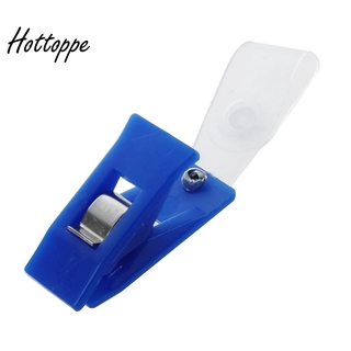 40 Chiếc Kẹp Bảng Tên Nhựa Màu Xanh