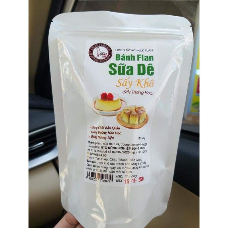 Bánh plan sữa dê sấy khô 40g