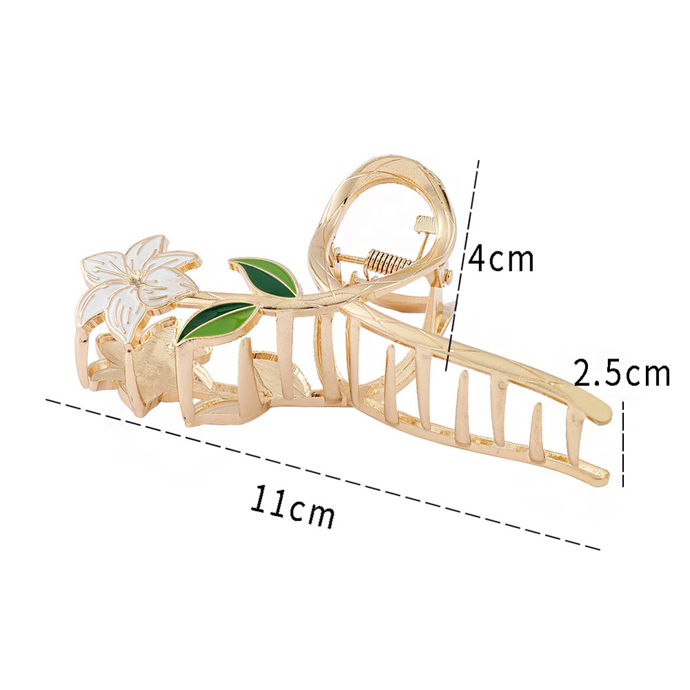 Kẹp Tóc Hình Hoa lily Thanh Lịch Cho Nữ