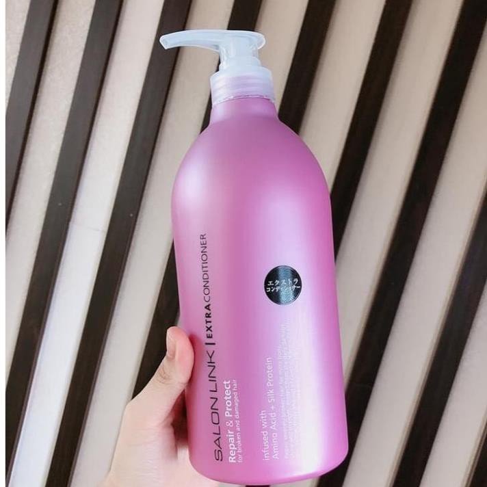 DẦU XẢ SALON LINK EXTRA TREATMENT 1L PHỤC HỒI HƯ TỔN - HÀNG NHẬT NỘI ĐỊACHÍNH HÃNG chăm sóc tóc từ sâu bên trong