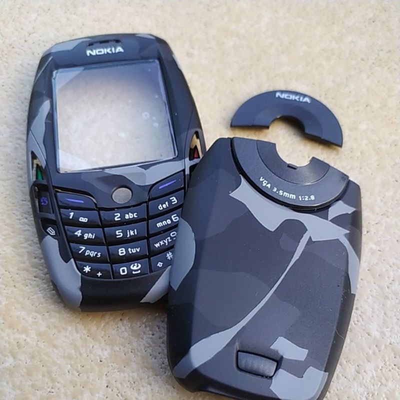 Ốp Lưng Quân Đội Màu Đen Cho Nokia 6600