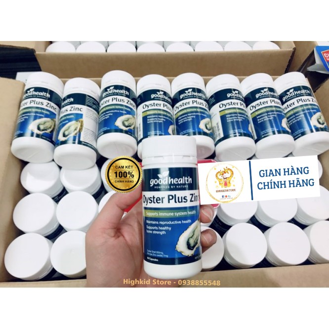Tinh chất hàu Goodhealth Oyster Plus hộp 60 viên tăng cường sinh lực