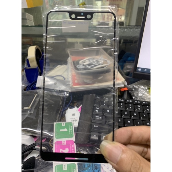 Kính Ép Màn Hình Google Pixel 3XL Combo miếng Dán Cường Lực 9H