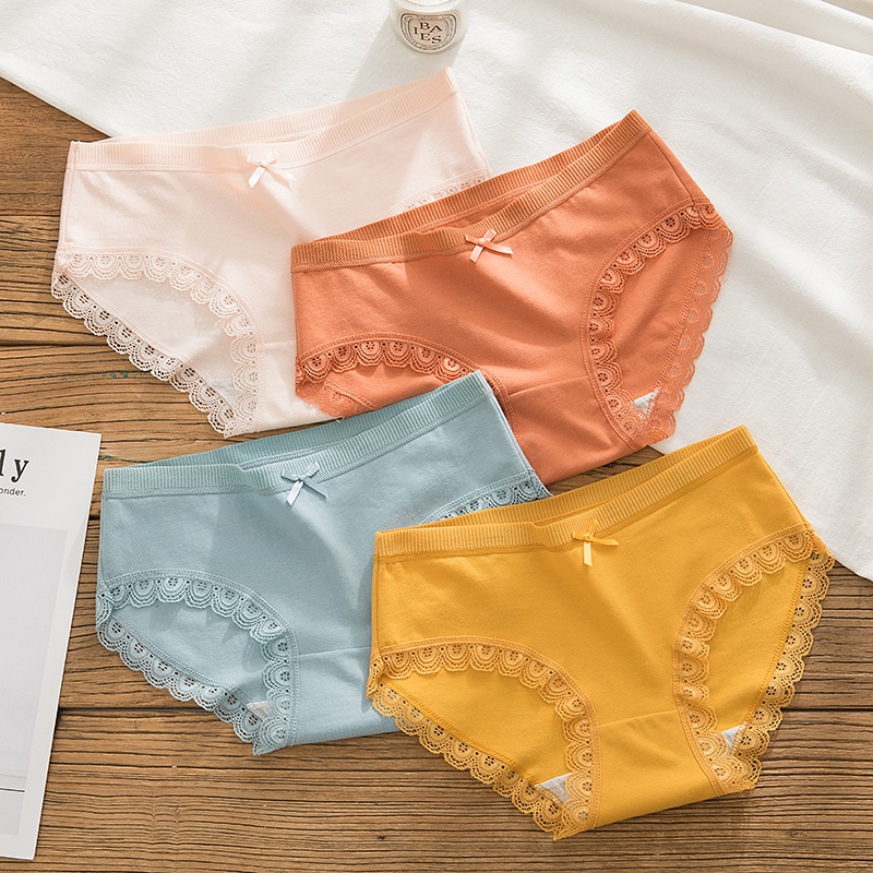 Quần Lót Nữ Cotton kháng khuẩn thoáng mát nữ tôn dáng xuất Nhật KIMCHIBIKINI chíp điệu đà quyến rũ QL008