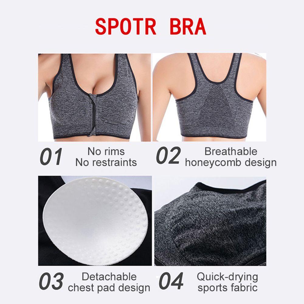 EUTUS Áo Ngực Thể Thao Plus Size Có Đệm Nâng Ngực
