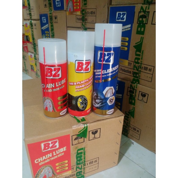 Bộ dưỡng xích, rửa xích, bóng vỏ phục hồi nhựa nhám.phục hồi nước sơn BZ.