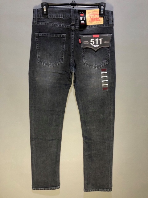 Quần Jeans Levis 511 xám Made in cambodia