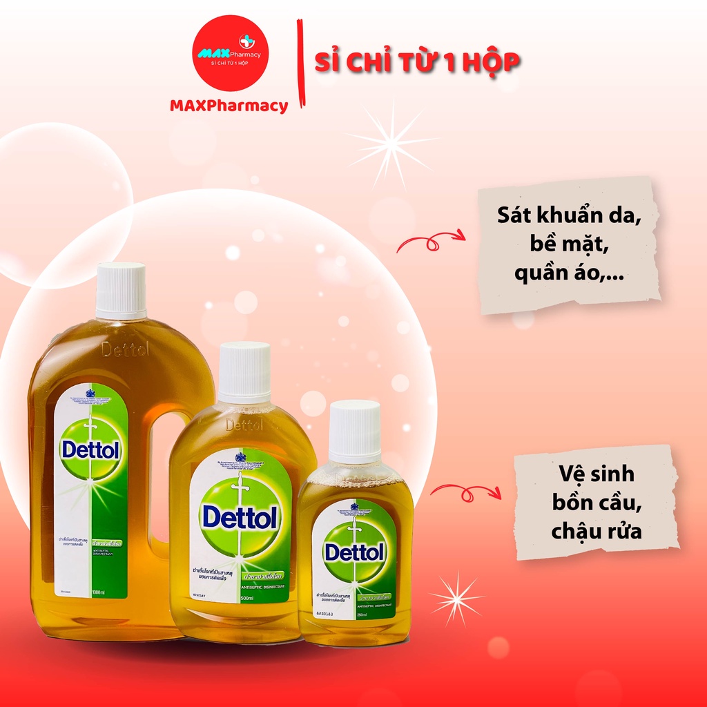 Dung Dịch Diệt Khuẩn Đa Năng DETTOL Antiseptic Disinfectant - Maxpharmacy