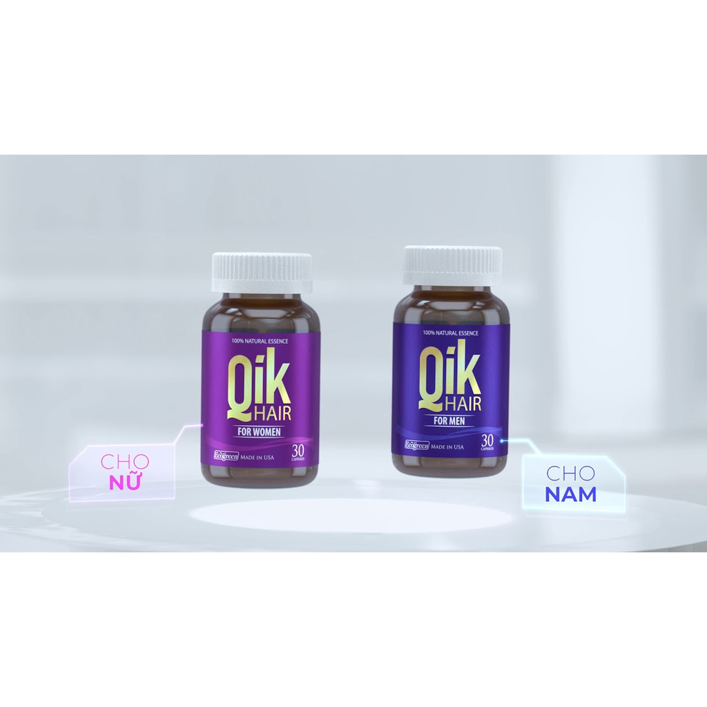 QIK HAIR - CẢI THIỆN TÌNH TRẠNG RỤNG TÓC, TÓC BẠC SỚM, PHỤC HỒI TÓC HƯ TỔN | BigBuy360 - bigbuy360.vn