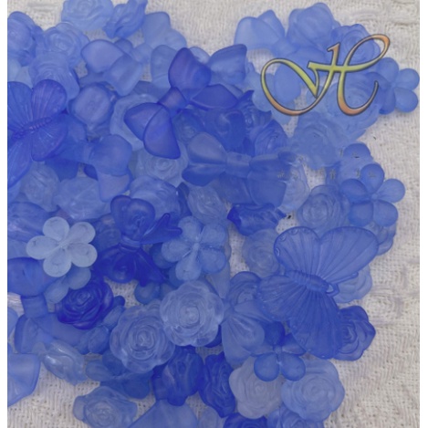 Set 20 Hoa Hồng Màu gradient Trang Sức