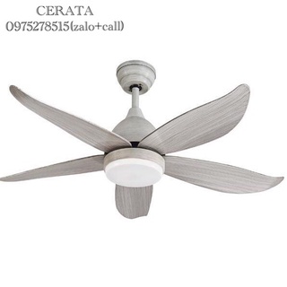 Quạt Trần K343T CERATA, Động Cơ DC 100% Lõi Đồng, Có Đèn LED 3 Chế Độ Ánh Sáng Chạy Cực Êm Và Mát Phù Hợp Mọi Không Gian