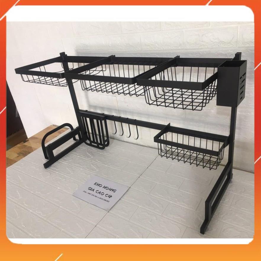 Kệ úp chén bát, Kệ Để bát trên chậu rửa Đa Năng Tiện Lợi Cao cấp, Chất liệu inox chống han gỉ