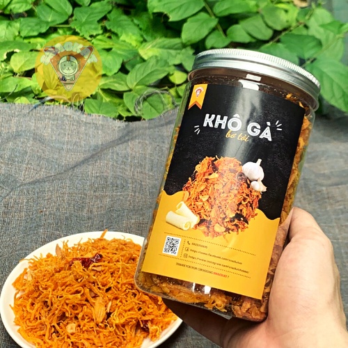 Khô Gà Bơ Tỏi Khô Gà Khô Gà Cháy Tỏi Cay Ngon 250G - SNACKAT | BigBuy360 - bigbuy360.vn