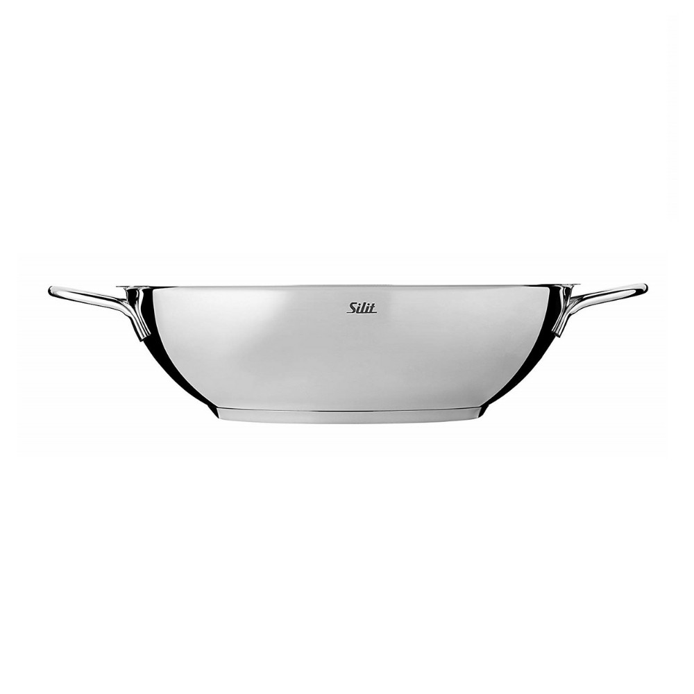 Chảo Sâu lòng Silit Wok 32cm - Chảo xào - Chảo Thép không gỉ [Hàng Đức chính hãng]