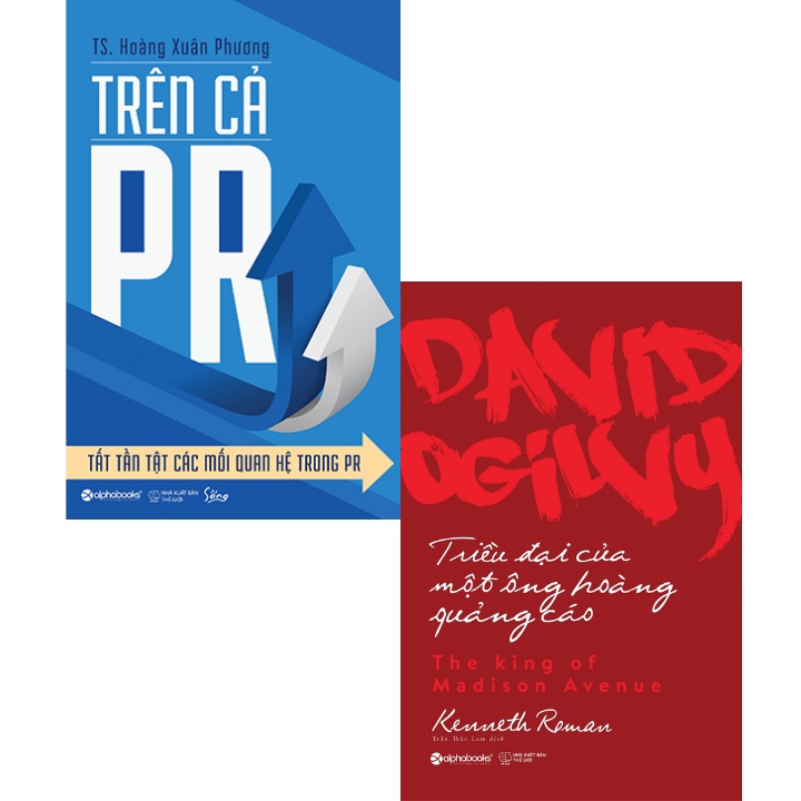 Sách - Combo Trên Cả PR - Tất Tần Tật Các Mối Quan Hệ Trong PR + David Ogilvy - Triều Đại Của Một Ông Hoàng Quảng Cáo