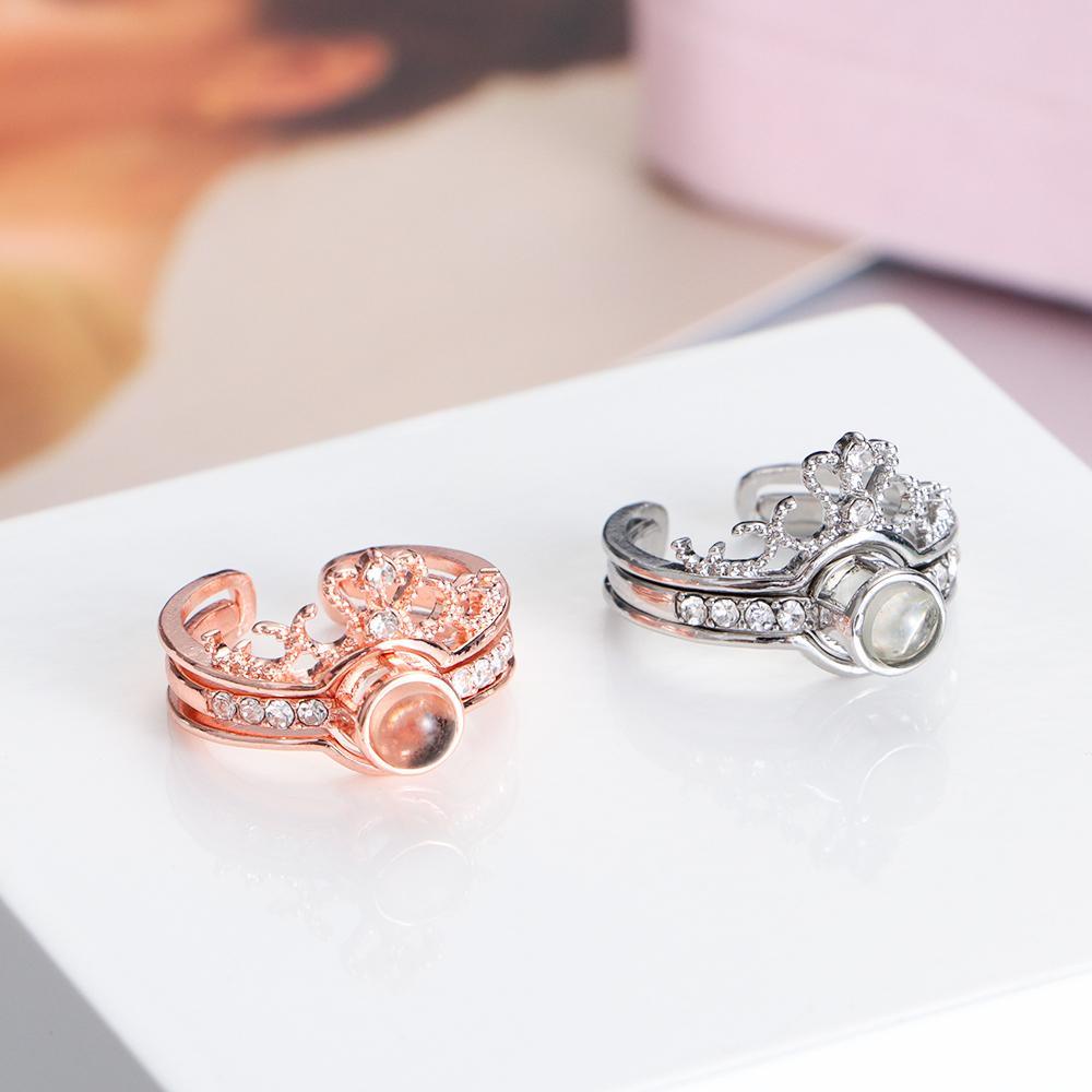 PATH Nhẫn Hình Vương Miện Mở Điều Chỉnh Được 100 Ngôn Ngữ