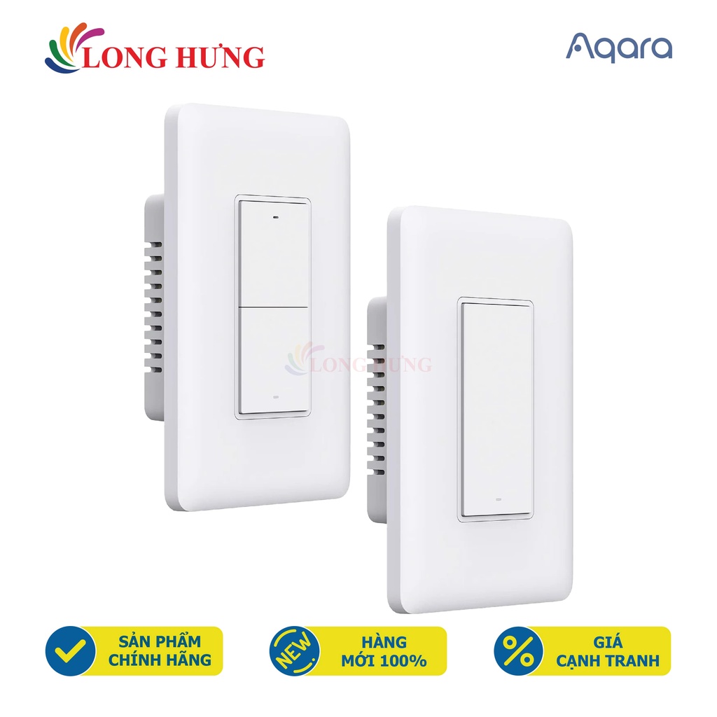 Công tắc thông minh Aqara Smart Wall Switch Zigbee 3.0 có dây nguội - Hàng chính hãng