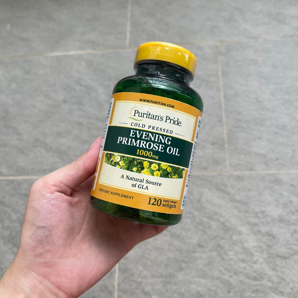 Viên uống dầu Hoa Anh Thảo Puritan's Pride Evening Primrose Oil 100 viên 500mg/ 1000mg