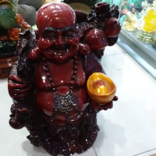 Tượng di lặc bằng bột đá cao 39cm