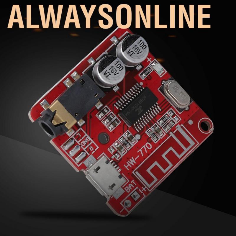 Bảng Mạch Giải Mã Âm Thanh Không Dây Alwaysonline 3.7v-5v Mp3 Bluetooth 4.1 Cho Xe Hơi