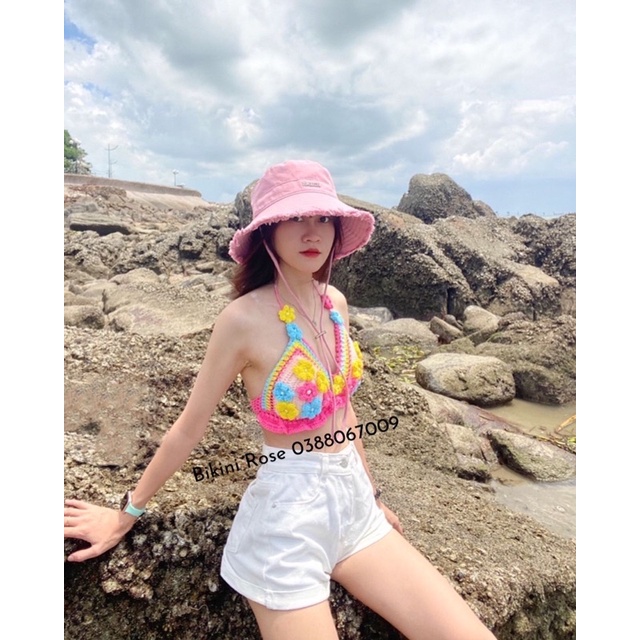 YẾM LEN MÓC GẮN HOA