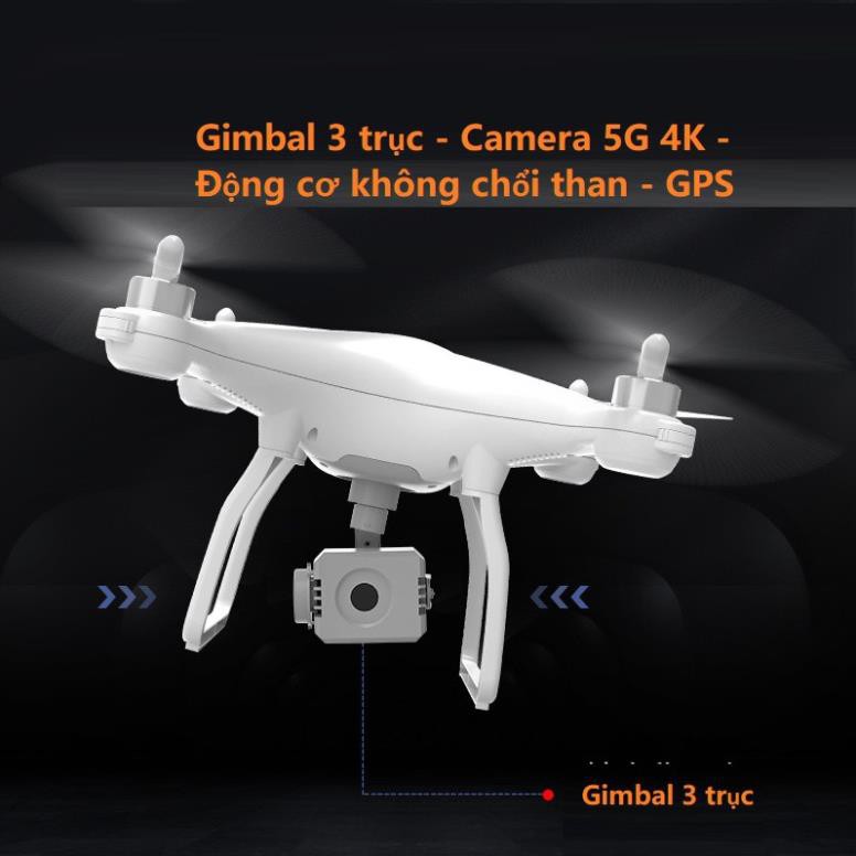 (giá khai trương) Flycam L5 Pro Gimbal 3 trục Camera 4K - Version 2 - Bom tấn 2020