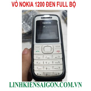VỎ NOKIA 1200 FULL BỘ MÀU ĐEN
