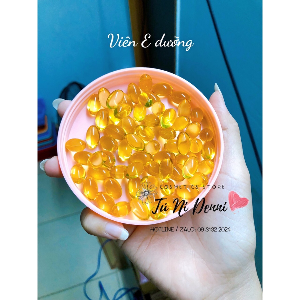 Lẻ 1 viên vitamin E dưỡng dài pha kem body
