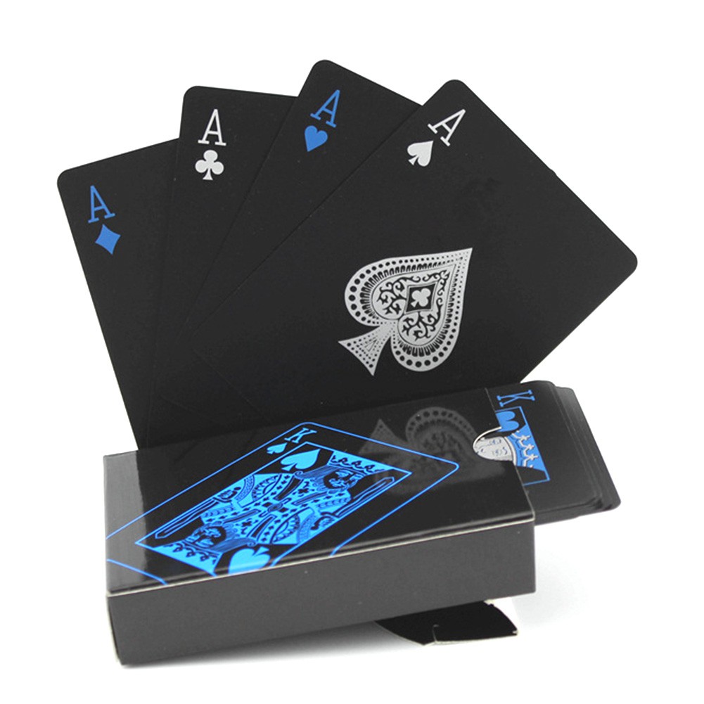 Set 54 Thẻ Bài Poker Bằng Nhựa Pvc Chống Thấm Nước