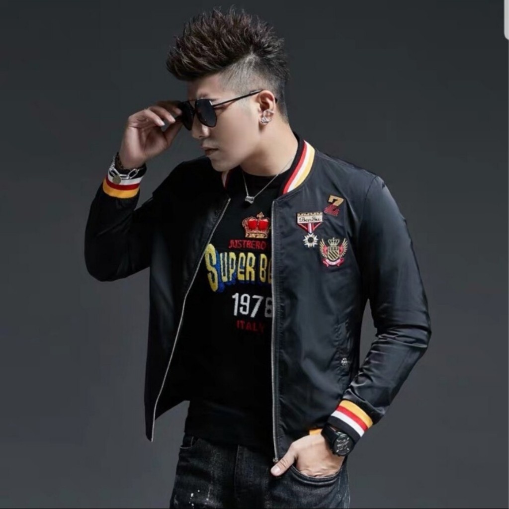 Áo Khoác Nam - Áo Khoác Dù z LOGO HUY CHƯƠNG HUY HIỆU Họa Tiết Cá Tính Phong Cách Trẻ Trung Năng Động | BigBuy360 - bigbuy360.vn