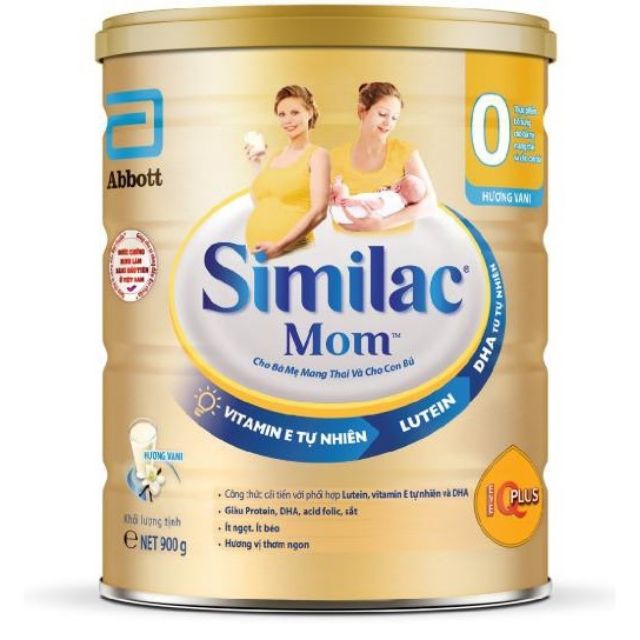 Sữa bột Similac Mom hương vani lon 900g