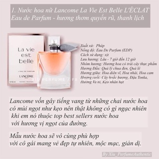 Nước hoa lancom lavie est
