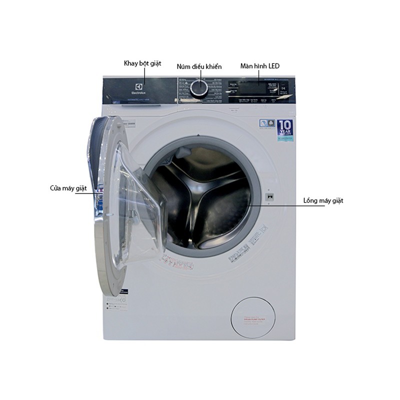 Máy giặt Electrolux 9kg lồng ngang EWF9023BDWA_Hàng chính hãng