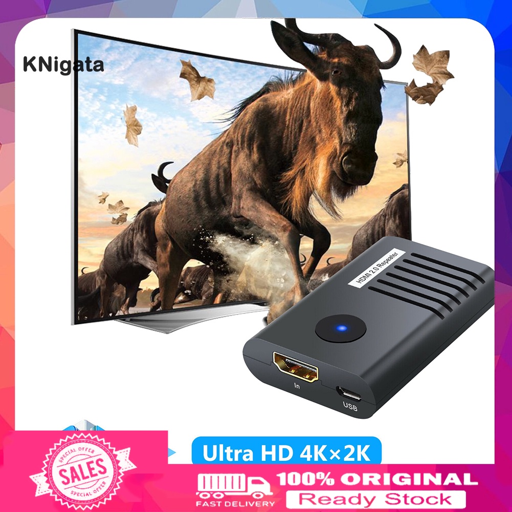 Bộ Khuếch Đại Tín Hiệu HDMI 2.0 1080P 4K 60Hz YUV 4: 4: 4