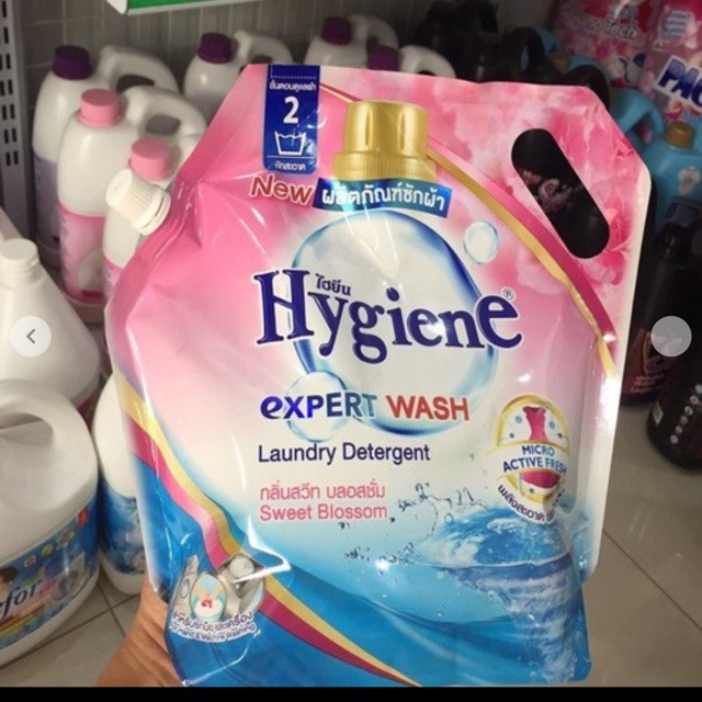 Nước giặt xả đậm đặc Hygiene Thái Lan Túi 1.8 Lít