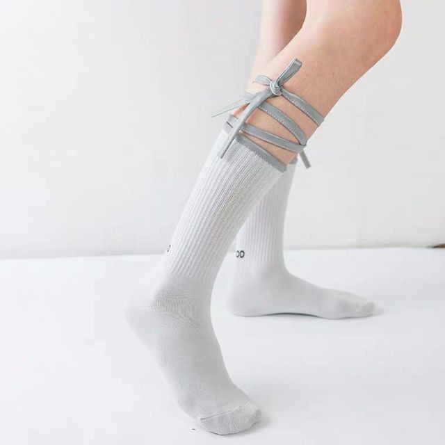 Tất / vớ nữ sinh buộc dây phản quang độc đáo phong cách ulzzang