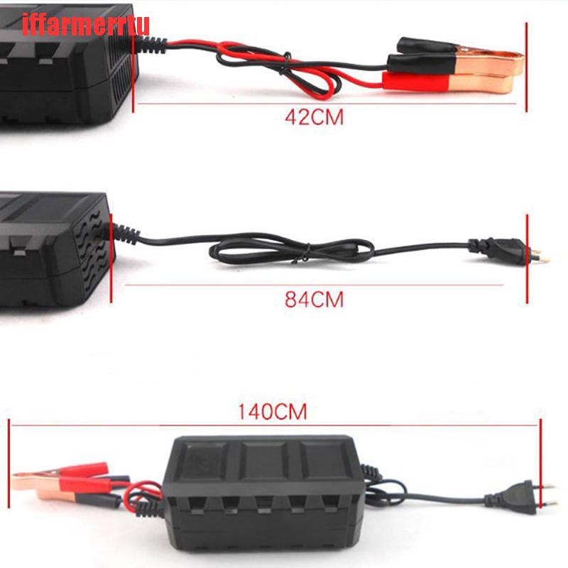 {iffarmerrtu}Car Battery Lead Acid Charger Automobile Motorcycle 12V 20A Intelligent LCD HZQ