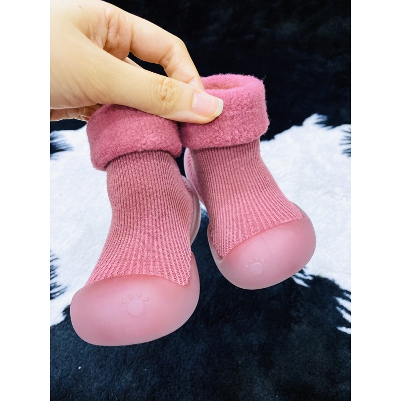 GIÀY BÚN CHO BÉ TẬP ĐI - GIÀY BÚN CHỐNG TRƯỢT CHO BÉ ( Bún cổ bẻ)